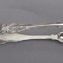Kings Tongs English Sterling Silver c 1864