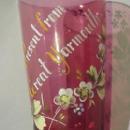 Cranberry glass Tumbler
