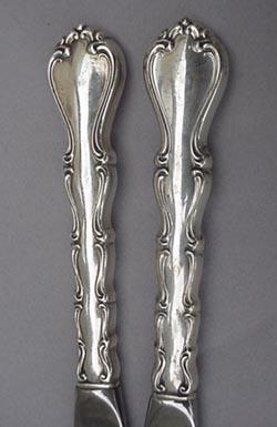 Country Manor Hollow Handled Butter Knives Towle Sterling Silver