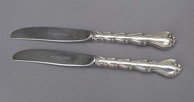 Country Manor Hollow Handled Butter Knives Towle Sterling Silver