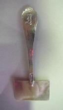 Hammered Unger Cheese Knife Sterling Silver