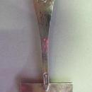 Hammered Unger Cheese Knife Sterling Silver