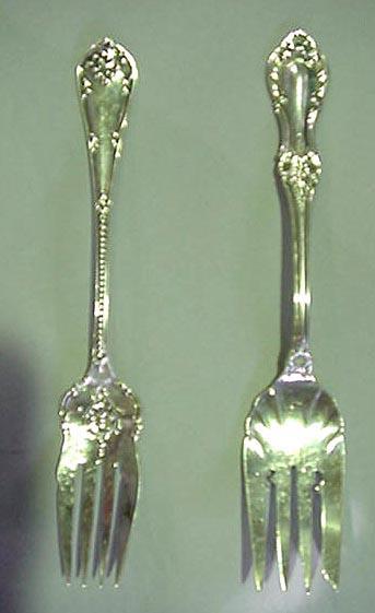 Wild Rose International Meat Fork Sterling Silver