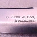 Repousse Carving Set Old hollow handles Kirk