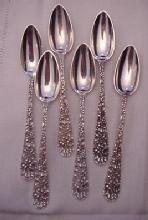 Rose Steiff Citrus Spoons Sterling Silver