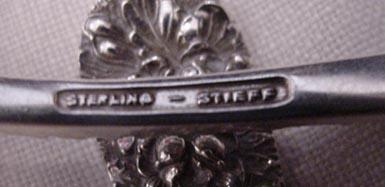 Rose Steiff Citrus Spoons Sterling Silver