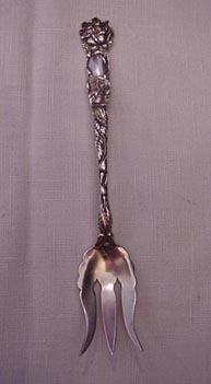 Bridal Rose Alvin pickle fork Sterling Silver