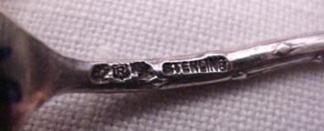 Floral demitasse spoons Reed & Barton Sterling Silver