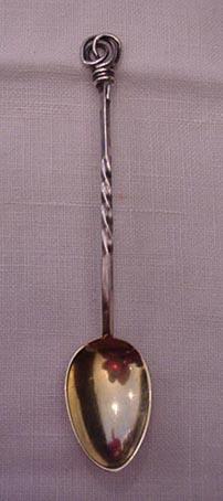 Twisted Knot Demitasse Spoon Shiebler Sterling