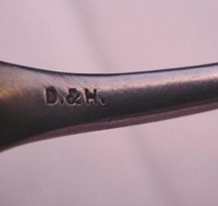 Mixed Metals Sugar Sifter D & H Rare Sterling