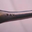 Mixed Metals Sugar Sifter D & H Rare Sterling