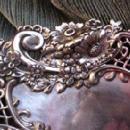 Bread Tray Flowers and C-Scrolls Sterling