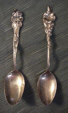 Floral Sterling Demitasse spoons