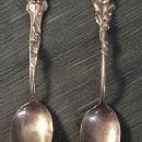 Floral Sterling Demitasse spoons