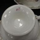 Cauldon England Early Coffee and Tea Cups Unmarked Grey Gold and White