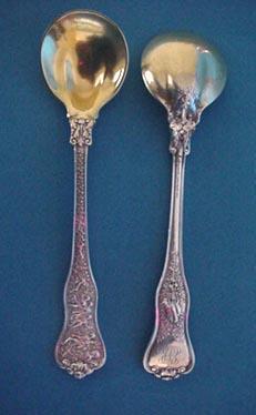 Olympian Tiffany Ice Cream Spoons Sterling