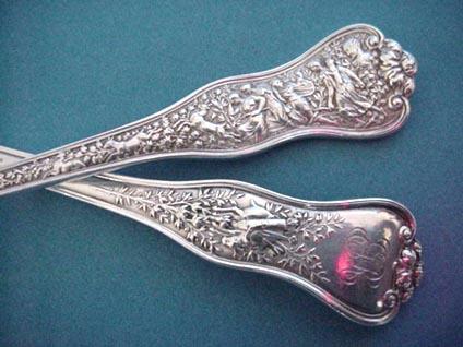 Olympian Tiffany Ice Cream Spoons Sterling