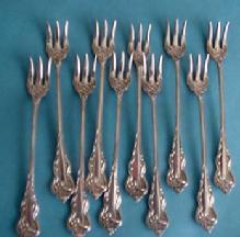 Lily Pad Reed & Barton Seafood Forks