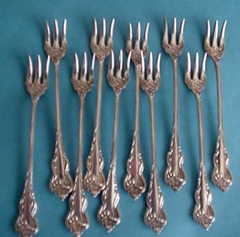 Lily Pad Reed & Barton Seafood Forks
