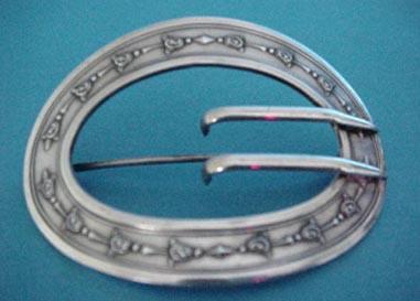 Unger Brothers Buckle Pin Sterling Silver