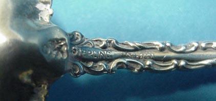 Louis XV Whiting Olive Spoon Sterling Silver