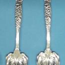 Vine Tiffany Salad Set Long Handled Sterling