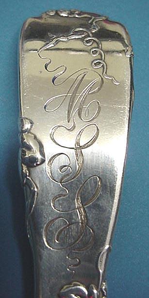 Vine Tiffany Salad Set Long Handled Sterling