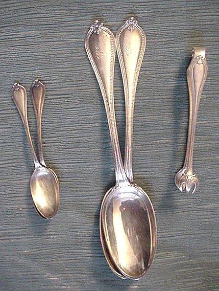Old Newbury Towle Oval Soup Spoons Sterling