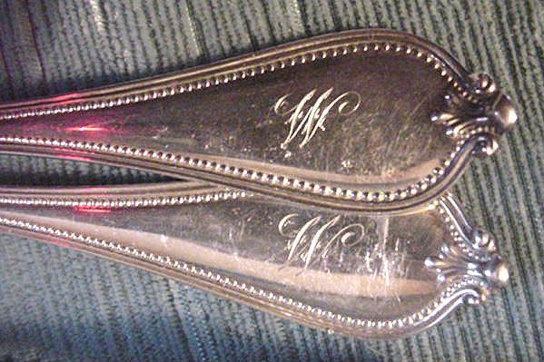 Old Newbury Towle Oval Soup Spoons Sterling