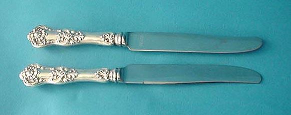 Queens Birks Knives Sterling Silver