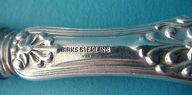Queens Birks Knives Sterling Silver