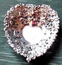Heart Dish Gorham Pierced Sterling Silver