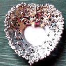 Heart Dish Gorham Pierced Sterling Silver
