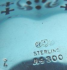 Heart Dish Gorham Pierced Sterling Silver