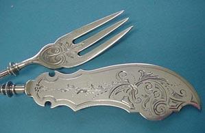 Gothic George Sharp Pickle Fork and knife -set