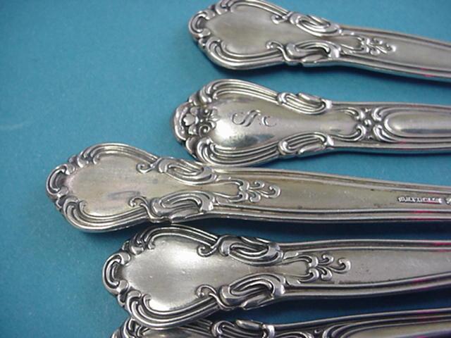 Chantilly 8 flat butter knives Gorham Sterling Silver