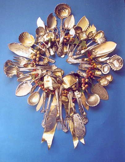 Damask Rose 4 place soup spoons Oneida Sterling Silver