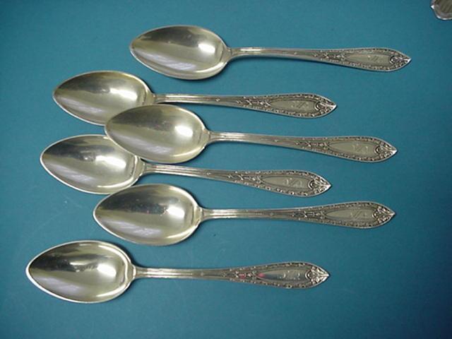 Chateau Whiting soup spoons Sterling Silver