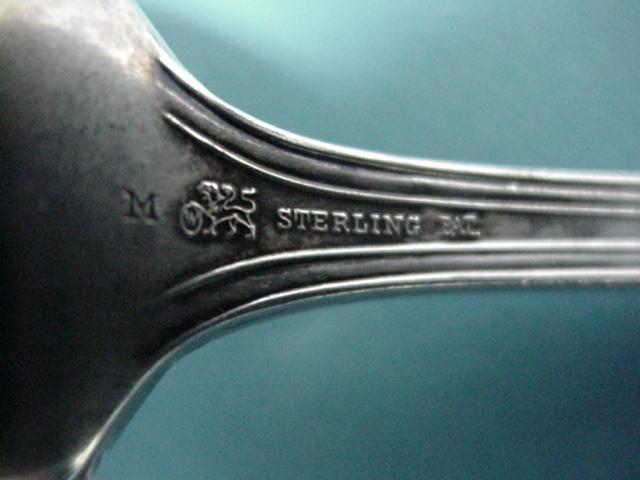 Chateau Whiting soup spoons Sterling Silver