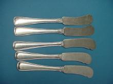 Old French Butter knives Gorham Sterling Silver