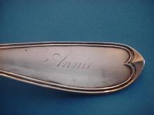James Watts Philadelphia Soup Ladle Coin Silver