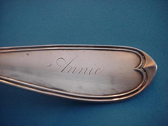 James Watts Philadelphia Soup Ladle Coin Silver
