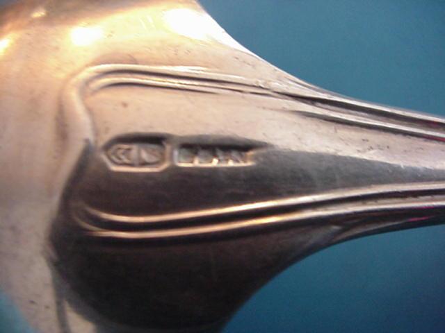 James Watts Philadelphia Soup Ladle Coin Silver