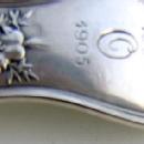 Olympian Tiffany Fried Egg Server Sterling Pierced
