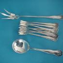 Lancaster Rose Gorham Sterling silver seafood fork