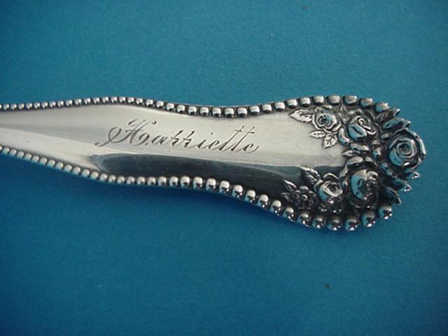 Lancaster Rose Gorham Sterling silver seafood fork