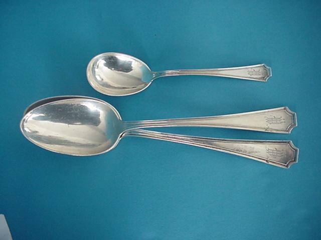 Fairfax Durgin Sterling Silver 3 Servers