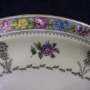 Plates, Cauldon for Tiffany, floral dessert