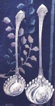 ANGELO Wood & Hughes sterling silver largest SOUP LADLE