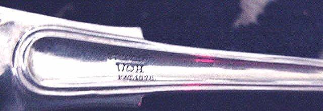 ANGELO Wood & Hughes sterling silver largest SOUP LADLE
